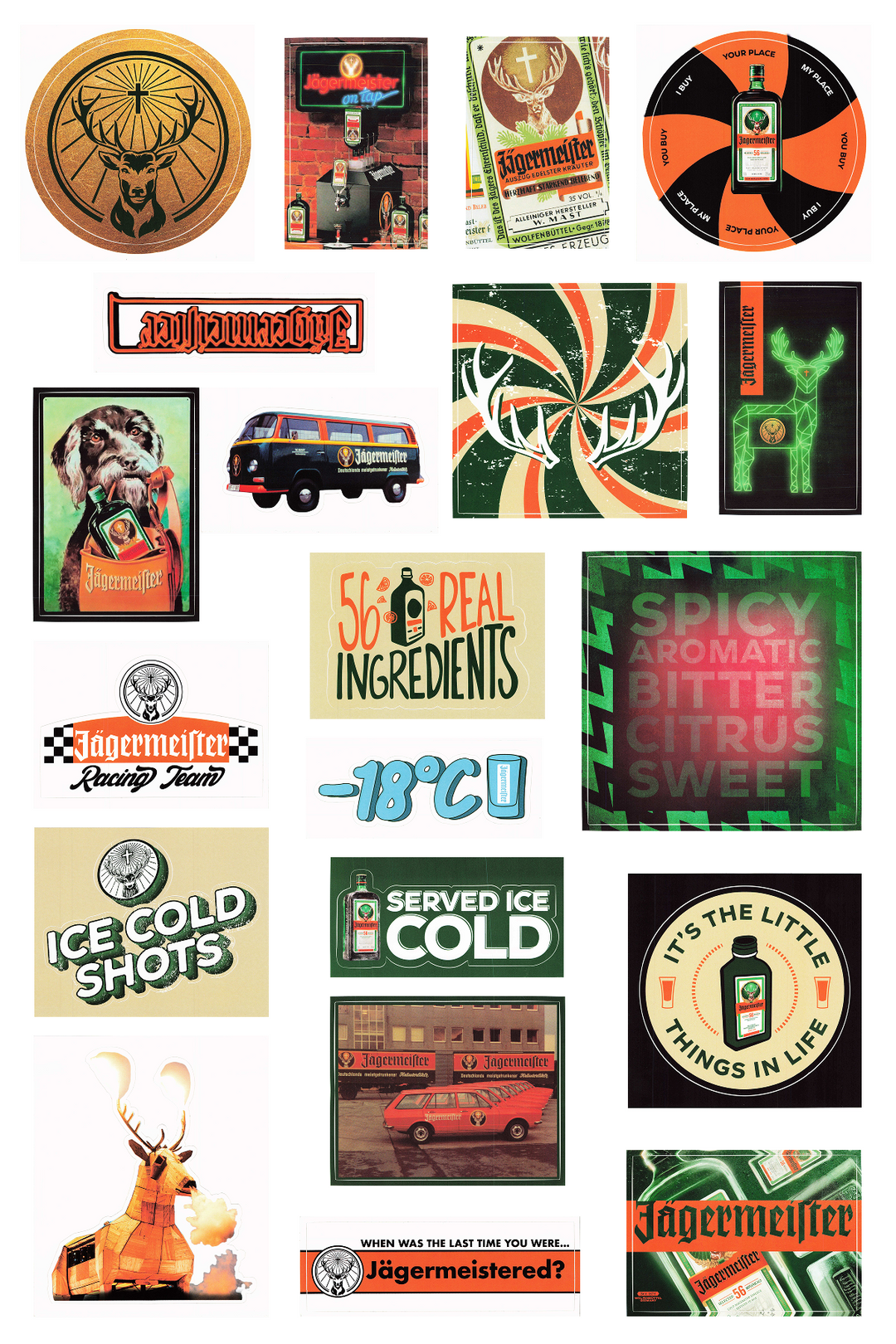 Jägermeister Sticker Pack – Jägermeister Shop