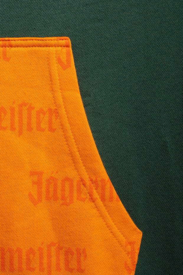 Jägermeister Green and Orange Hooded Sweatshirt